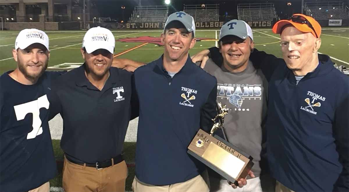 Craig with the coaches