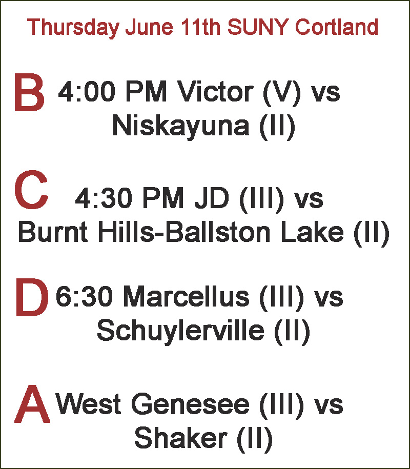 Cortland Schedule